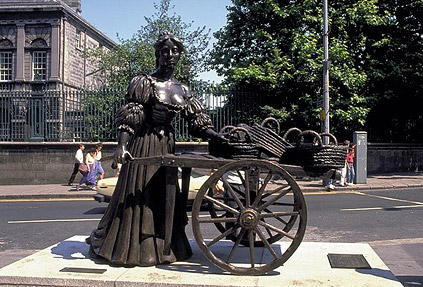 Molly Malone Statue. Dublin